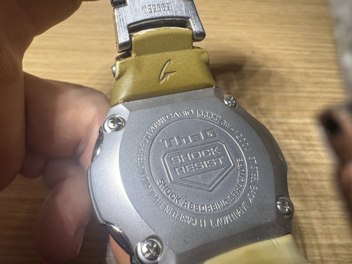 Casio GーSHOCK 3334 GW-1200J 腕時計 メンズ ソーラー RARE- Casio G-Shock Tough Solar Watch GW-1200J 3334 | eBay
