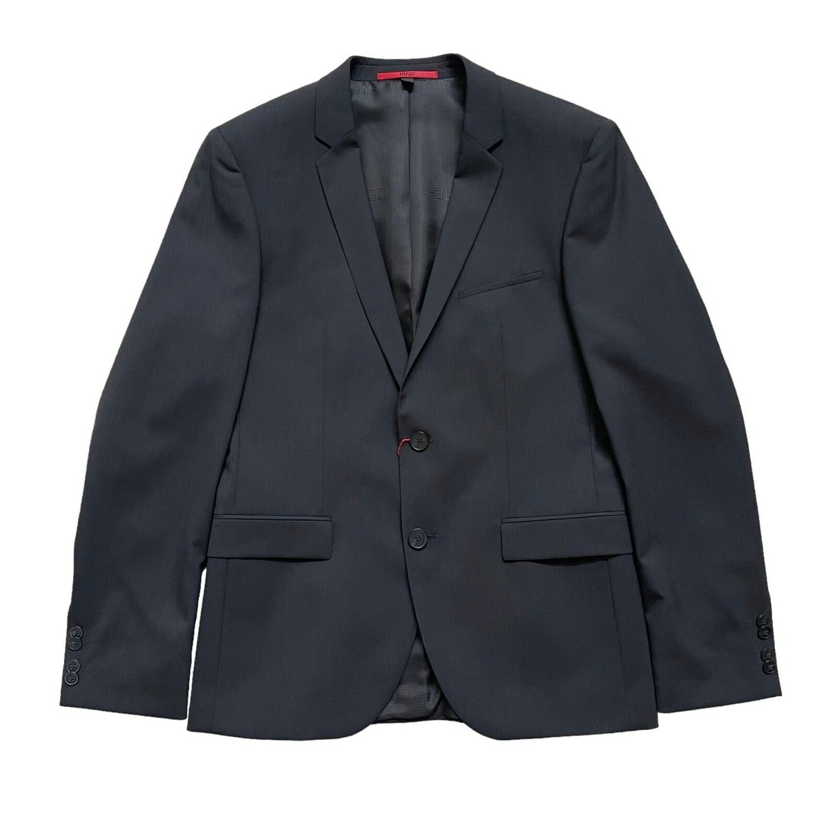 Hugo Boss Men's Suit Separate Slim Fit Wool Blazer 50302459 Black