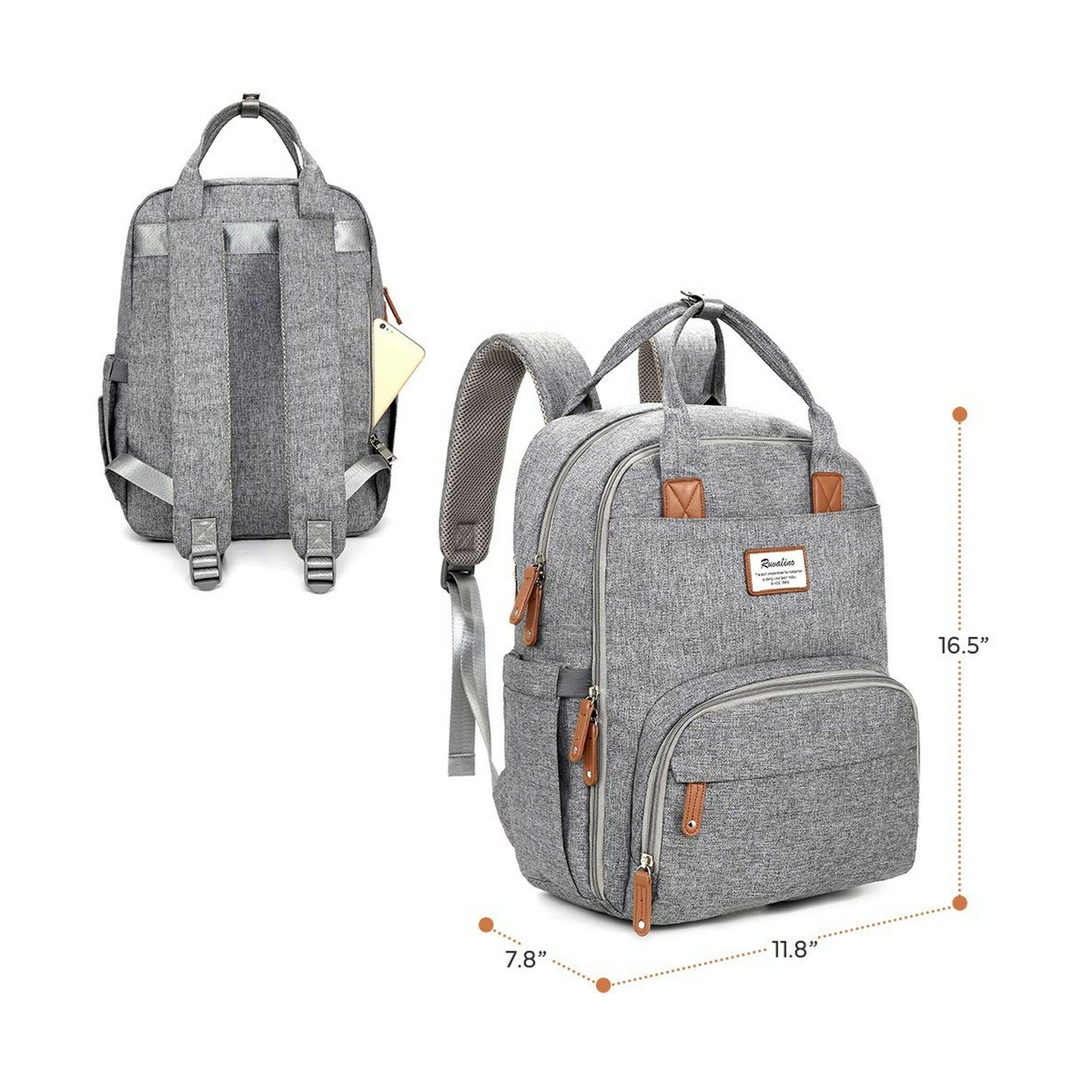 ruvalino diaper backpack