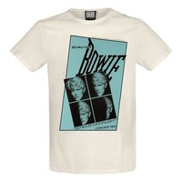 Amplified David Bowie Serious Moonlight Quad Vintage White T-Shirt -XX