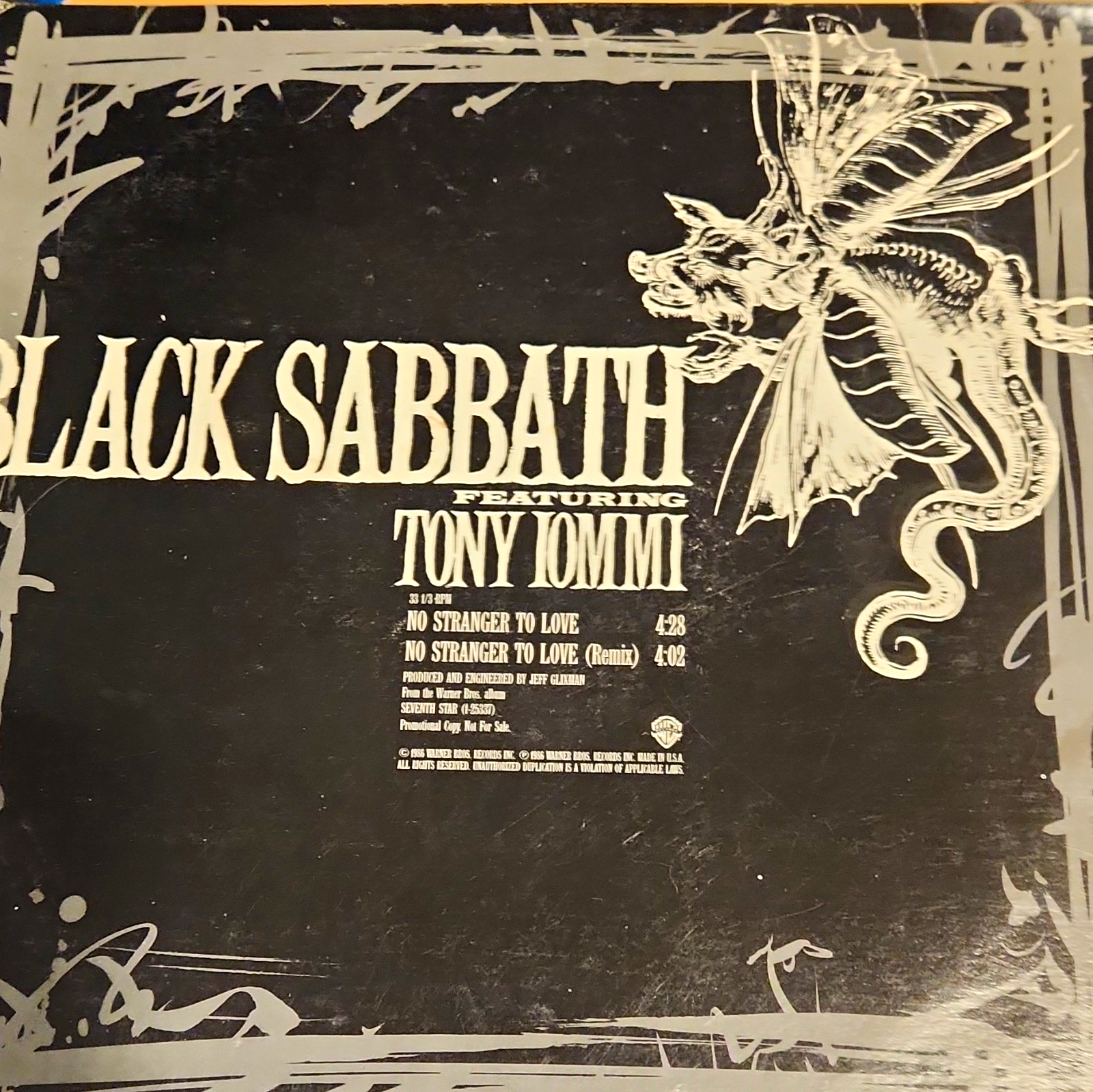 Black Sabbath Featuring tony Iommi LP