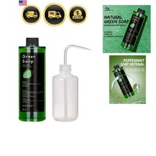 16.9oz Green Soap Prep Wash with 8oz Squeeze Bottle For Tattoos and Piercings
