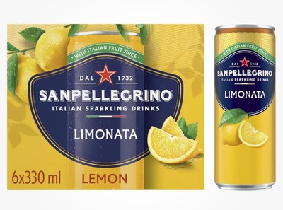 San Pellegrino Limonata Zitrone 330ml Dosen - 6er Pack