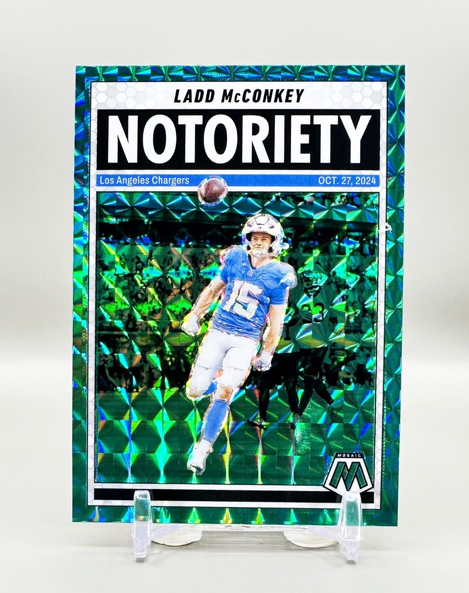 2025 Panini Mosaic Football Notoriety #2 (Green Mosaic) LADD