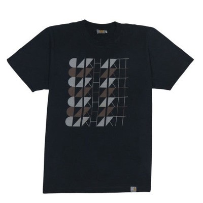 Carhartt Herren T-Shirt Schwarz XL Graphic Print Baumwolle