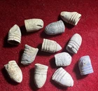 Vicksburg, MS - 12 Civil War Fired “Minie Ball” Bullets #5 - Dug by Me! 1977-79