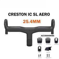 25.4mm Bicycle Carbon Integrated Cables Di2 Cockpit Road Bike Handlebar 25.4mm