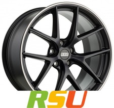 BBS CI-R schwarz matt 9.5x19" ET40 LK5 120 ML 82 Alufelgen 19 Zoll