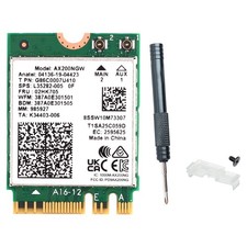 WiFi 6 AX200NGW Laptop Upgrade Card 3000Mbps Bluetooth 5.2 NGFF M.2 2230 Key A/E