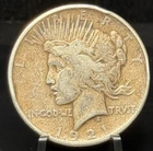 1921 United States Peace One Dollar S$1 Silver Coin -High Relief