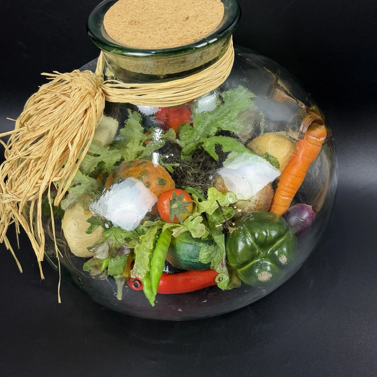 decorative glass jars with lids
