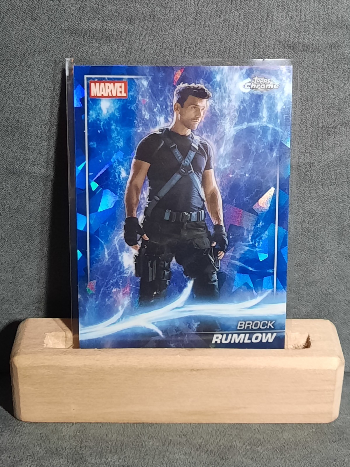 2025 Topps Chrome Marvel Studios Brock Rumlow #40 Sapphire Phase Two Near Mint