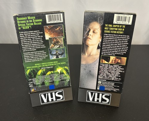 Aliens + Alien 3 VHS Lot (Special Edition, 90s Sci-Fi Horror, Sigourney Weaver) - Picture 3 of 7