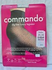 Commando Panty Hose Tights Black Leopard Legs Medium — photo 1