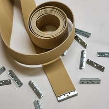 Pirelli Rubber Webbing 2 inches wide - Clips included for midcentury furniture.