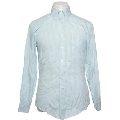 Brooks Brothers, Hemd, Größe: S, model: regent, Grün/Weiß, Baumwolle, Karo #h2R