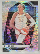 A'ja Wilson 2024 Panini Prizm WNBA #86 Pulsar Prizms #/499