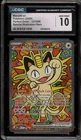Pokemon Meowth ex Perfect Order Special Illustration Rare #121 CGC 10 Gem Mint