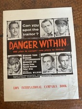 Extremely Rare 1959 Danger Within Movie  Press Release Campaign Book