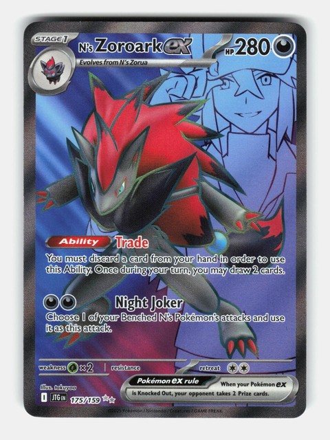N's Zoroark Ex #175 (Journey Together (2025))