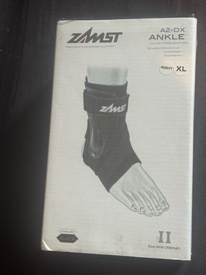 Zamst A2-DX Sports Ankle Brace  For Ankle Sprains Right XL - Exo-Grid (Xternal)