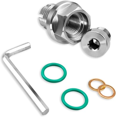 #ad M18 1 1.5x15mm Oil Drain Plug Self tapping Piggyback Stainless Steel Repair Kit $8.33