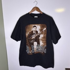 Vtg 90s 1999 B.B. King Of The Blues Beale Street Concert T-Shirt Size XL