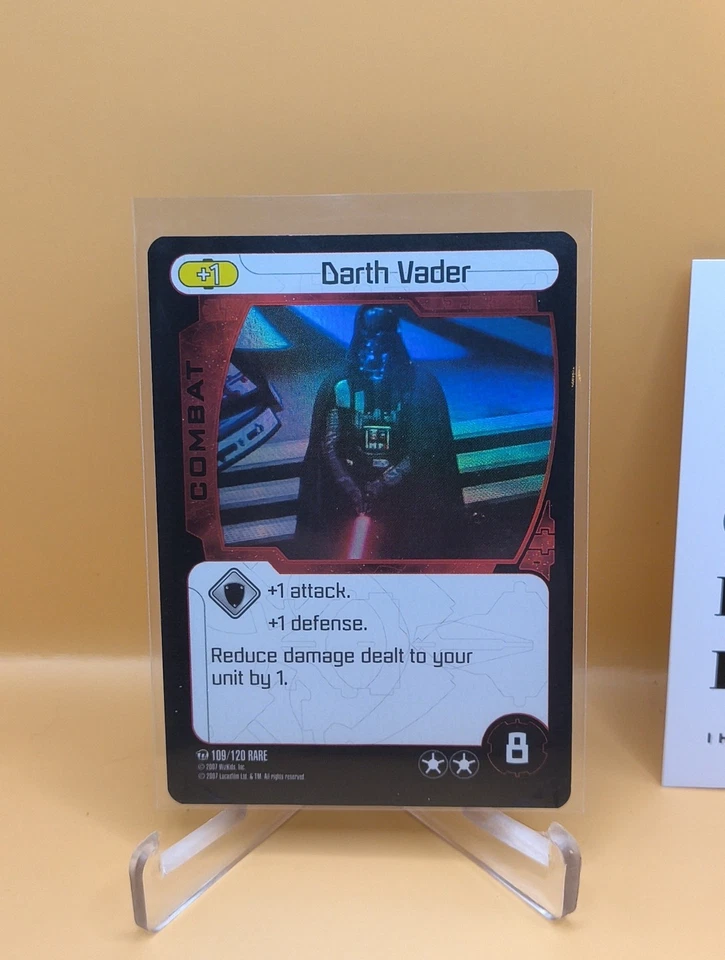 Star Wars Pocket Model TCG - Darth Vader - Holo - Wizkids - 109/120 - Lucasarts Foto 4 de 4