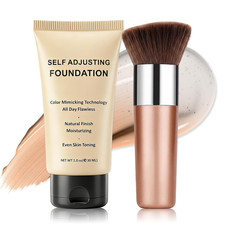 Color Changing Foundation for Mature Skin, 1.01 FL OZ, 02 Medium Skin Tone