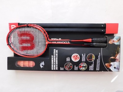 Wilson 4 Player Outdoor Badminton Set - Black/Red (2621041