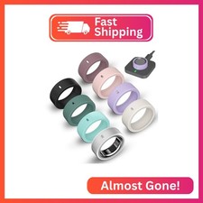 8 Pack Ultra-Thin Cover Compatible with Oura Ring Gen 4/4 Ceramic/Gen 3 Horizon/