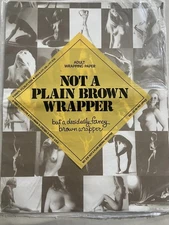 Nude Female Adult Wrapping Paper “not a plain brown wrapper” New 