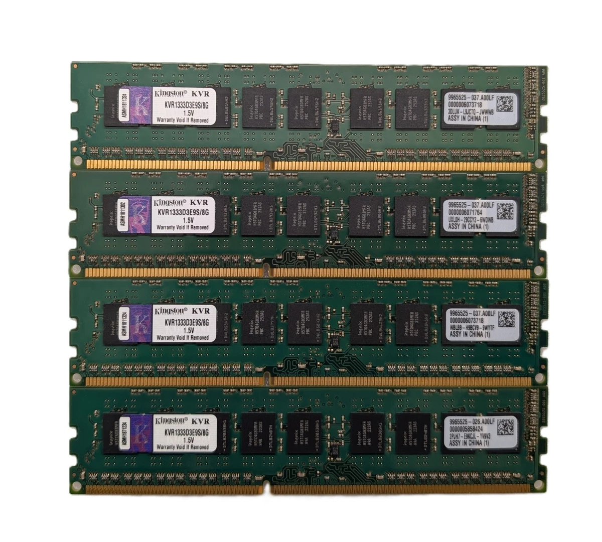 Barrette Mémoire Kingston KHX1333C9D3B1K2/8G – DDR3, 1.5V – Occasion