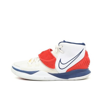 Nike Damen Kyrie 6 USA Sneaker Weiß/Rot/Blau Gepolstert Basketballschuhe EU 38.5