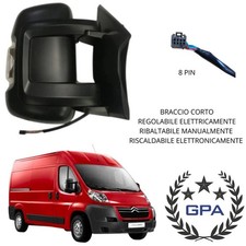 SPECCHIO RETROVISORE ELETTRICO CITROEN JUMPER MANUALE DESTRO 2010 2011 2012 2013