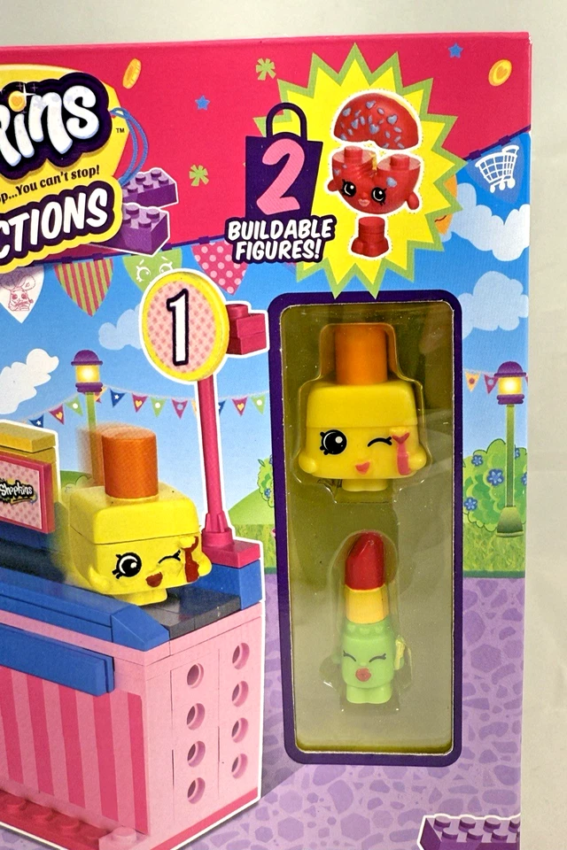 Shopkins Kinstructions Mini Pack Building Set 62 Pieces - New, Factory Sealed - Image 2 of 4