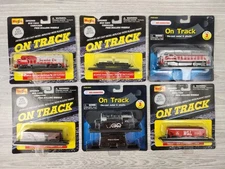 Lot of 6 Maisto & Kid Connection On Track Die Cast Metal & Plastic Trains (2)