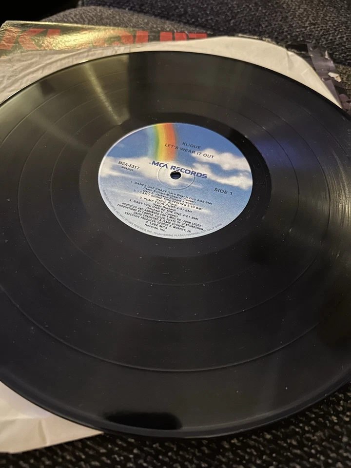 Klique – Let’s Wear It Out! LP 1982 MCA-5317 Funk Disco VG Vinyl - Image 3 of 4