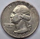 *SILVER* 1944-D  Washington Quarter -《Great Way To Buy Silver!!》