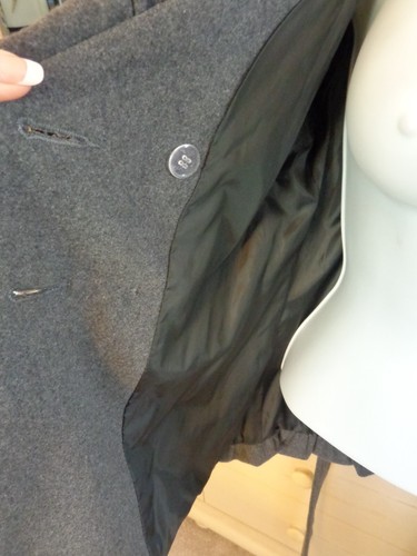 Beverly Hills Polo Clubđź’—Nice Detailed Gray Jacket Button/Tie Front Jacketđź’—Sz M - Picture 10 of 12