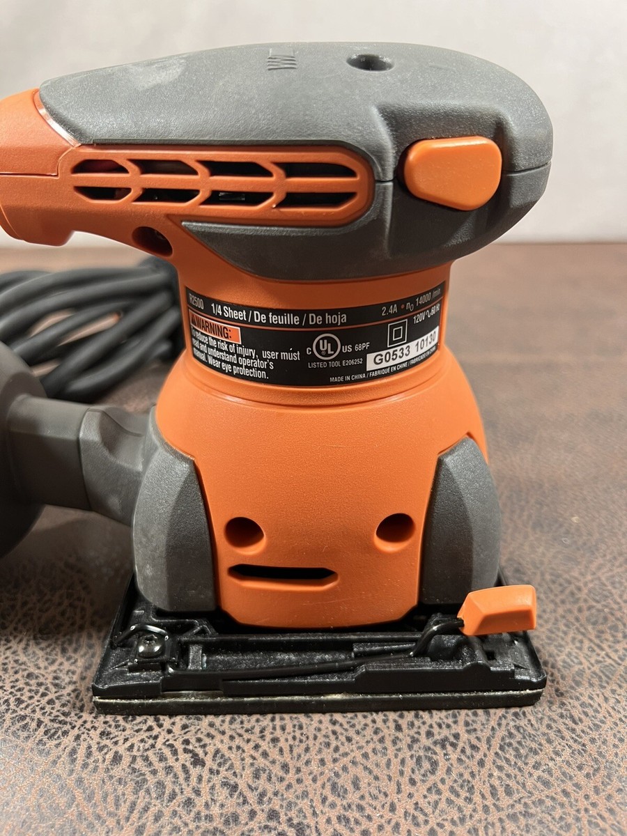 Ridgid Palm Sander R2500 (AZP008242) | eBay Ridgid Palm Sander R2500 (AZP008242) | eBay