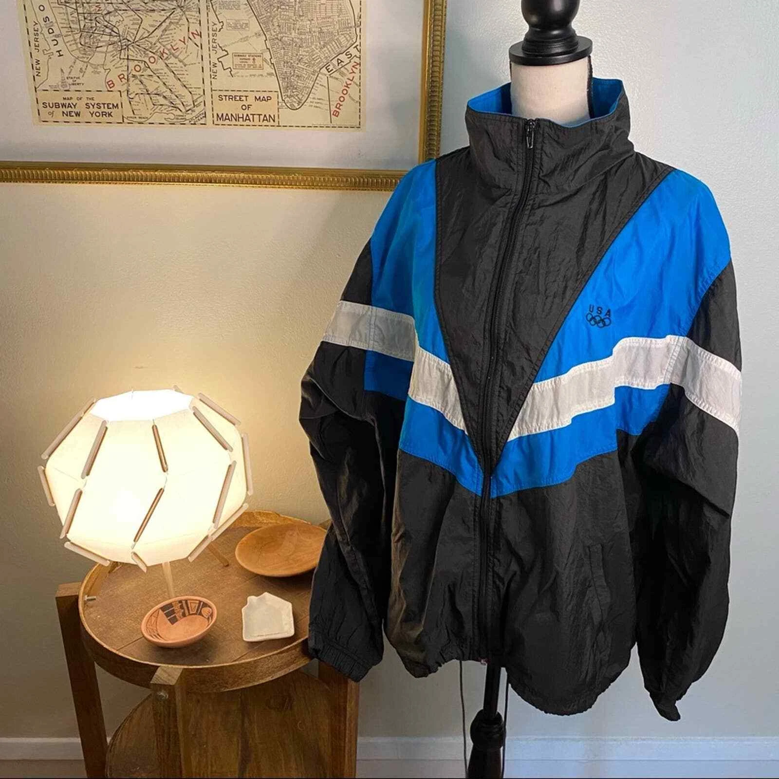 USA Olympics Vintage Men’s Windbreaker Size XL