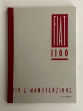 Fiat 1100 - Use And Maintenance Booklet