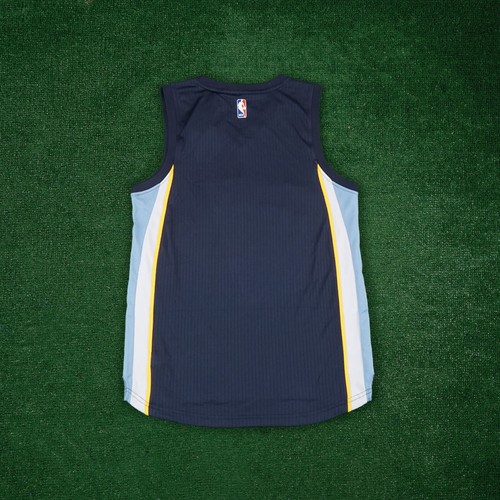 Blank Memphis Grizzlies NBA Adidas Navy Men's Swingman Jersey - Picture 2 of 5