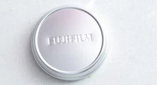 Metal Front Lens Cap Cap for Fujifilm Fuji X100F X100S X100T X100 X70 Silver