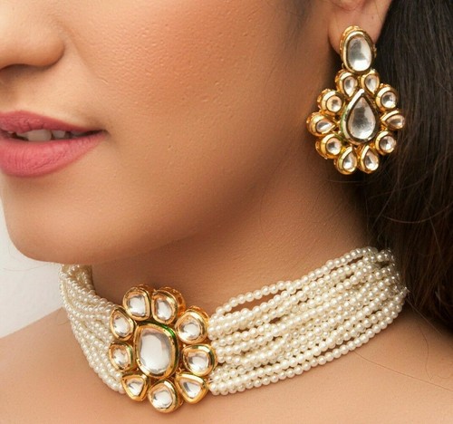 Indian Bollywood Wedding White Pearl 