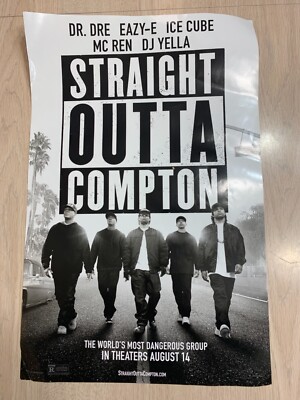 STRAIGHT OUTTA COMPTON MOVIE POSTER 11 x 17 | eBay