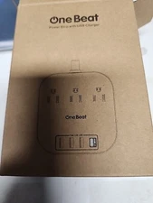 One Beat Desktop Power Strip - White