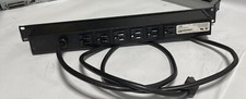 Wiremold J60B0B Rackmount 6 Outlet Power Strip 15A breaker front switch