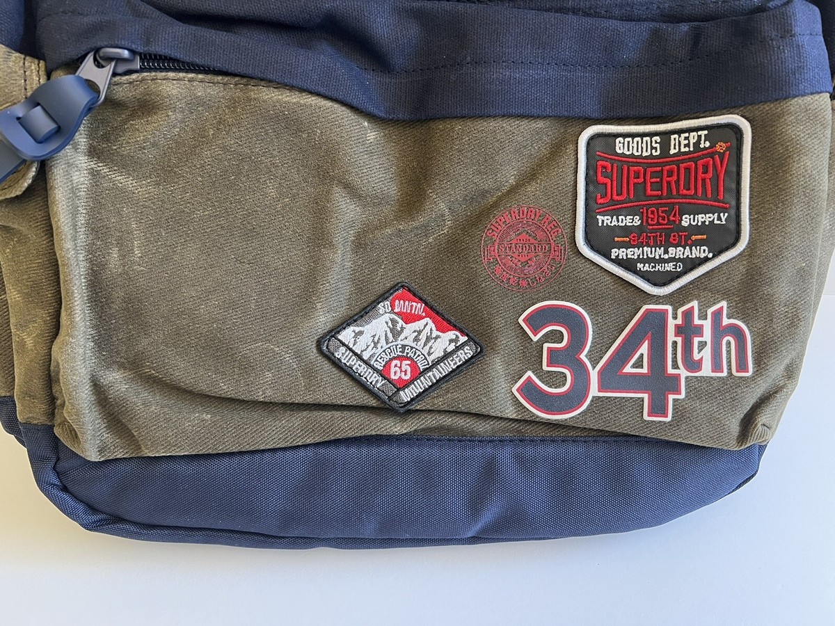 Superdry Outdoor Originals Backpack Rucksack Merchant Montana Navy